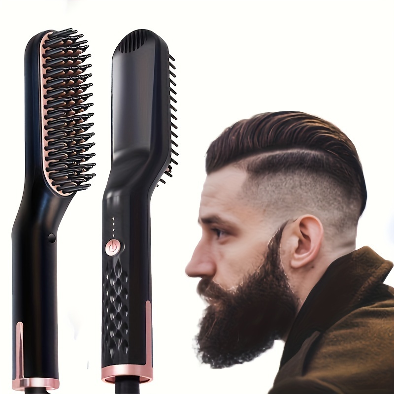 plancha cabello brocha hombres peine eléctrico Temu Chile