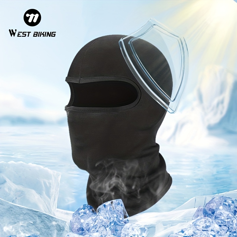 WEST BIKING Balaclava Face Mask & Head Cover - Full Face & Neck Coverage Windproof Breathable All-Season Mask, Lightweight for &, Motorbike, Skiing, Snowboarding - (Textile Material)