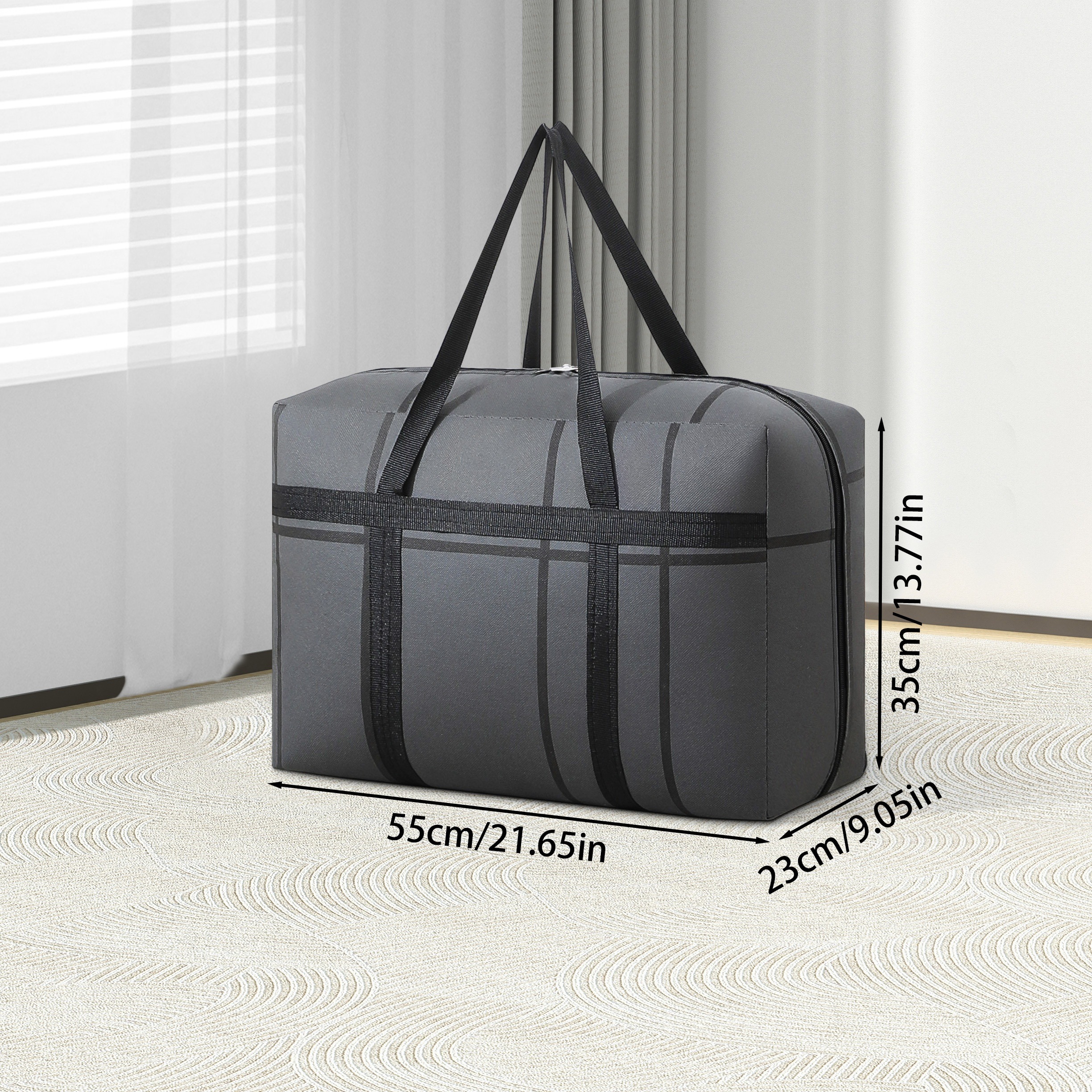 Moving Bag Travel Storage Bag Large Capacity Zipper Luggage - Temu