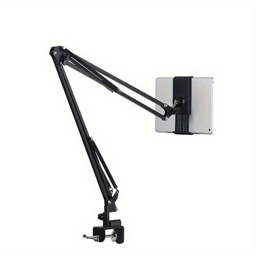 dual way heavy duty clip lazy dual bed desk table stand mount holder phone tablet mount for bed or table desk