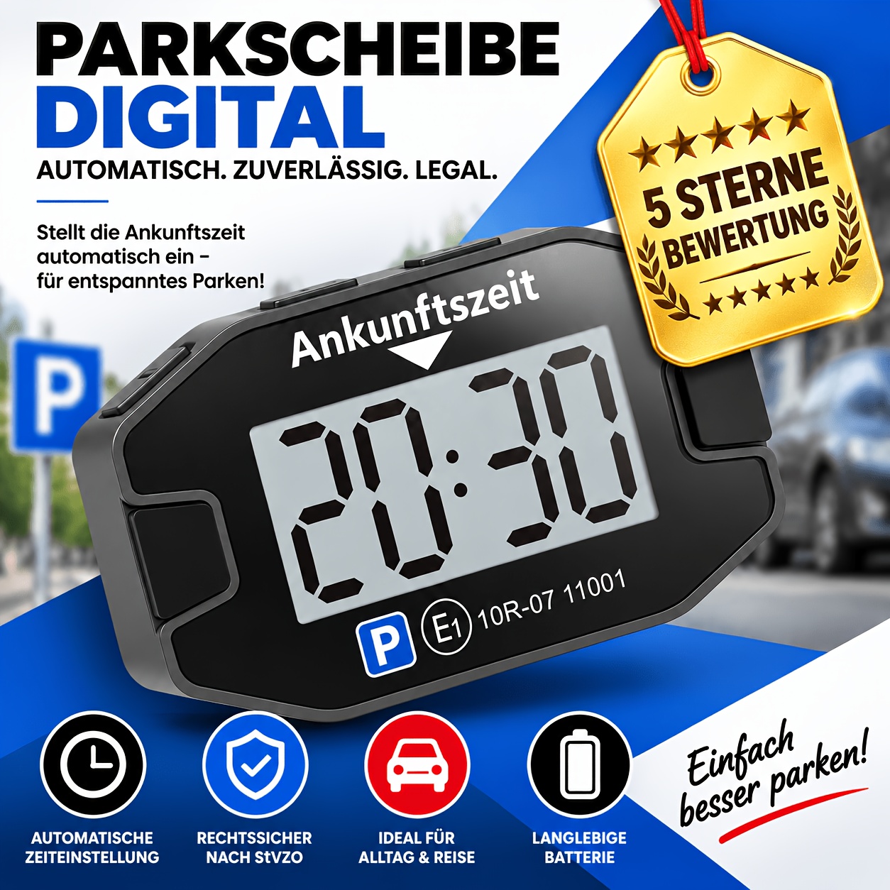 Image of 2026 New Dual-screen Timer With Super Strong Magnetic Patch And Cleaning Kit, & Remove, Portable, Ideal Gift For Family,