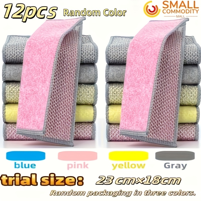 New Upgraded Double-sided Silver Wire Coconut Scrubber, Wool Dish Scrubber, Reusable Cleaning Pads, Kitchen Cleaning Cloths, Suitable For Cookware, Sinks, Utensils Perfect For Multiple Uses