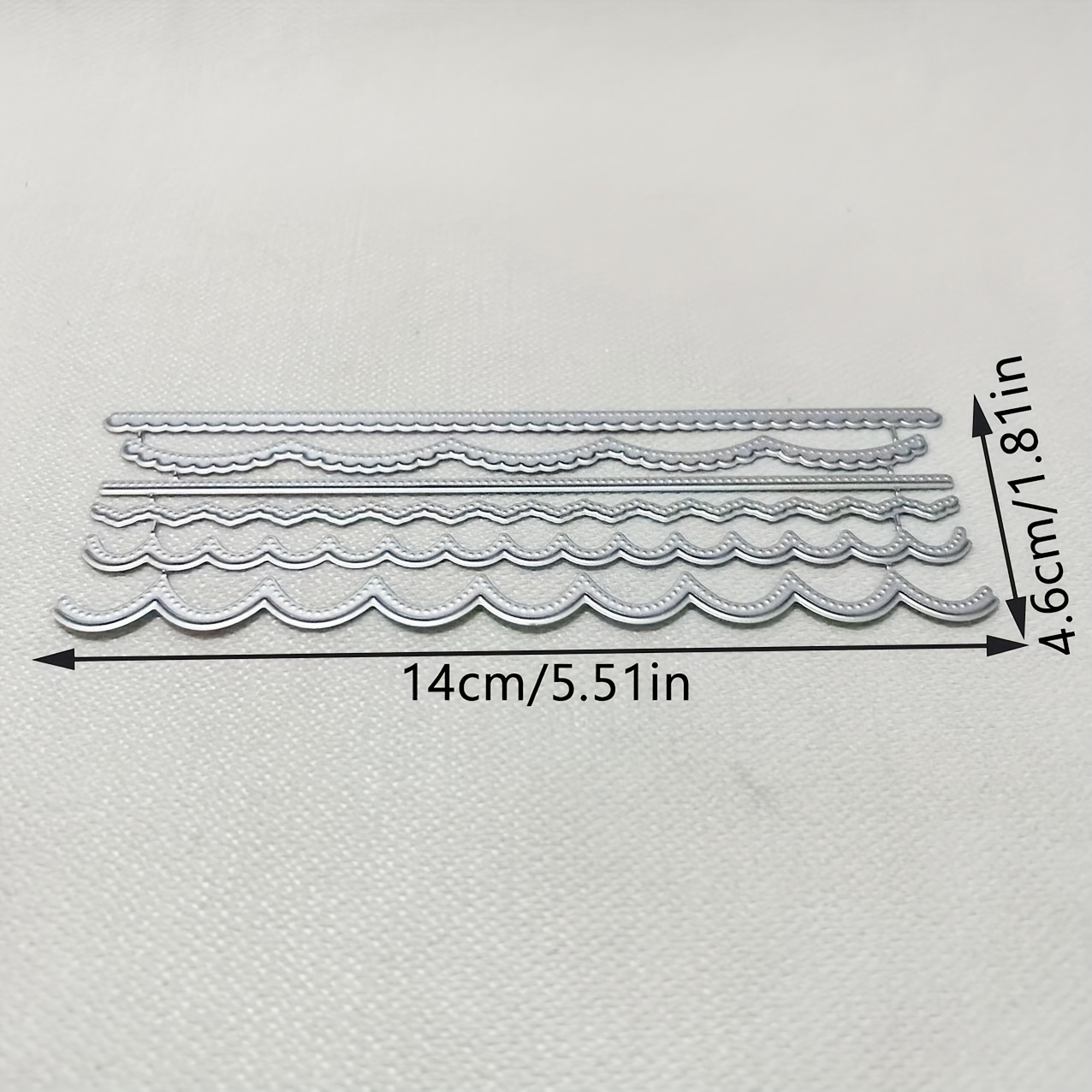 TEMU 1pc Lace Metal Die Cut, Scrapbooking And Embossing Stencils, Ideal For Handmade Greeting Cards And Gift Card Making Tools