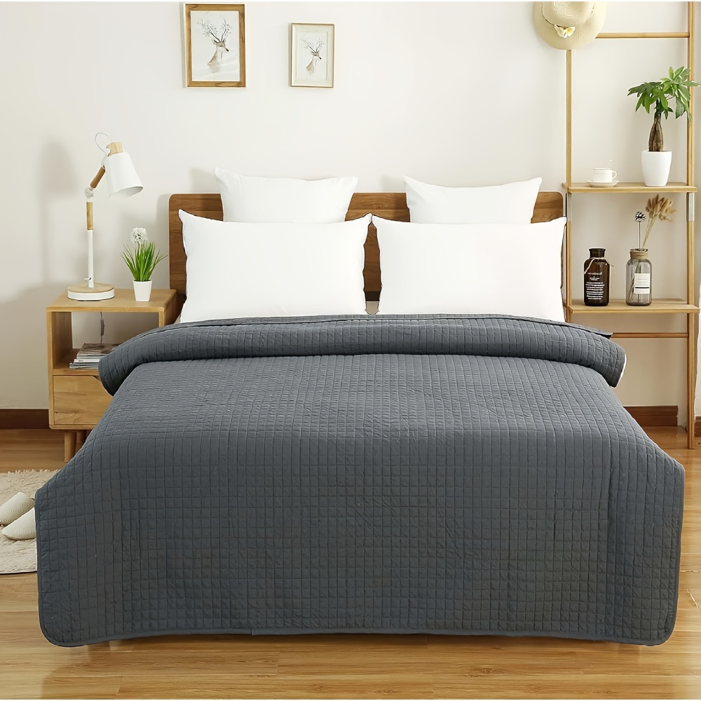 1/2pcs Rv Bedding Polyester Comforter Set - Double-sided Design, Lined And Quilted, Woven Bedspread/blanket For Motorhome And Travel Trailers