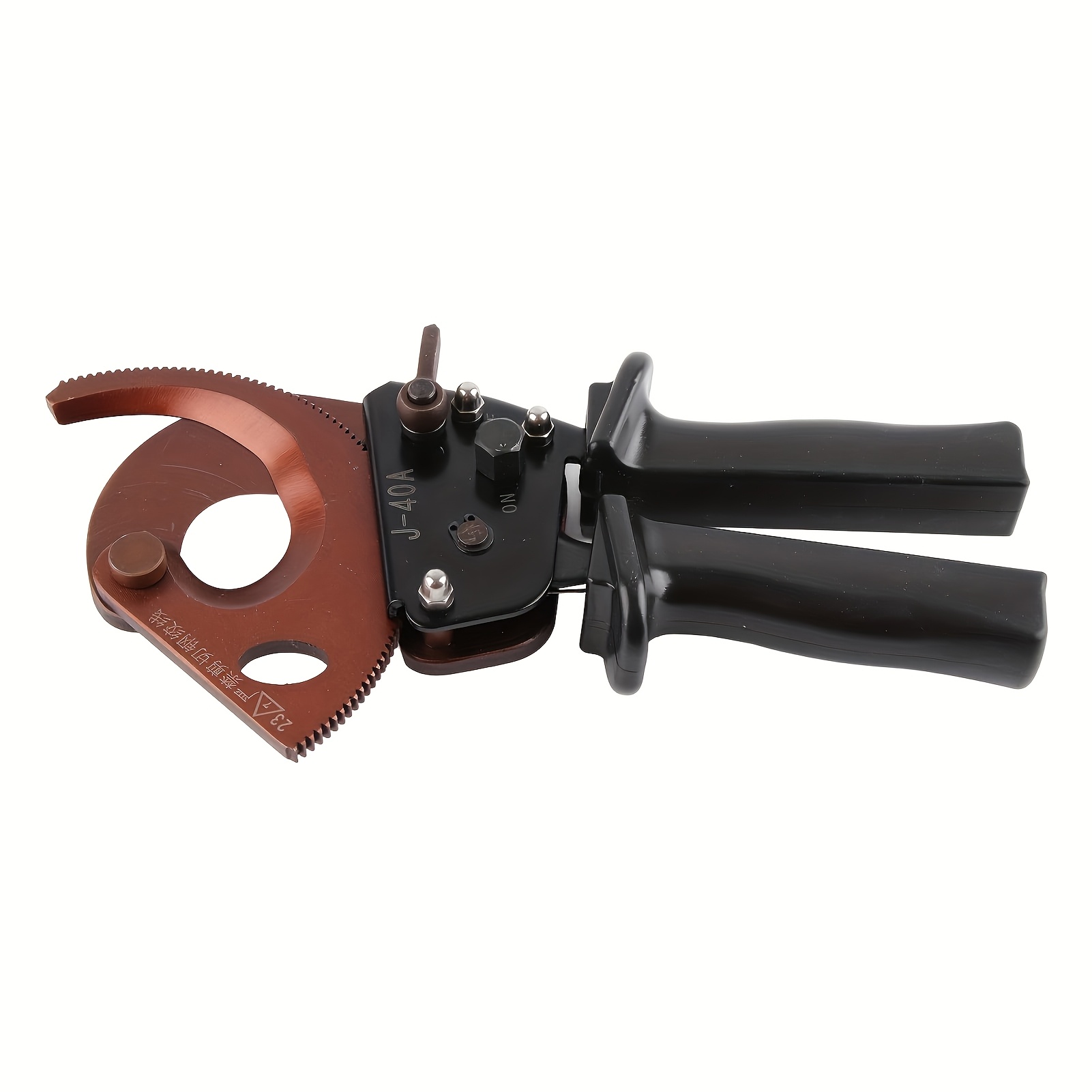 j40a 300mm ratchet   steel cable scissors heavy duty manual cutting tool with ergonomic black handle   cutting industrial cutting tool ergonomic handle reliable   cutting tool details 6