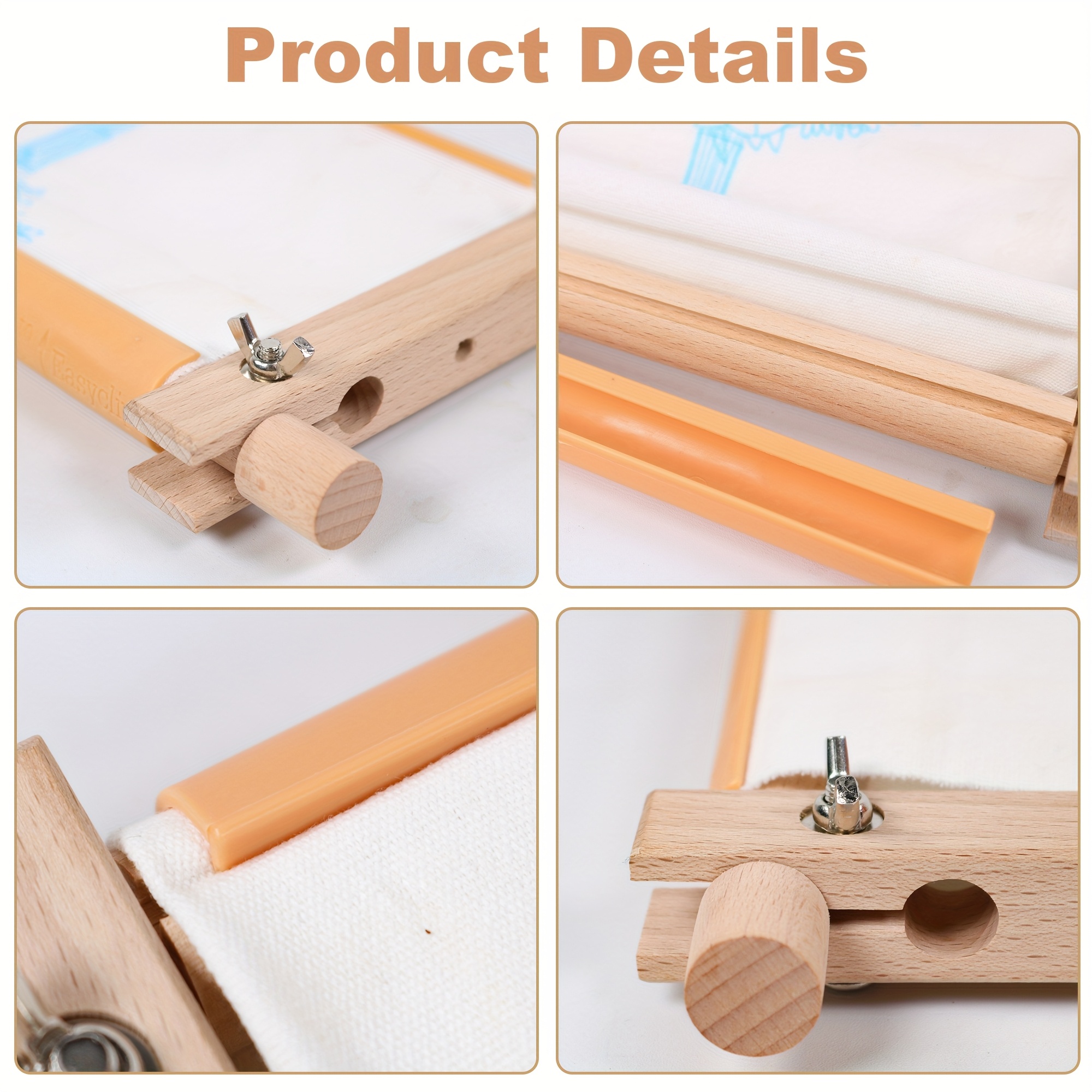 Miniature Scroll Frame for Embroidery & Needlework