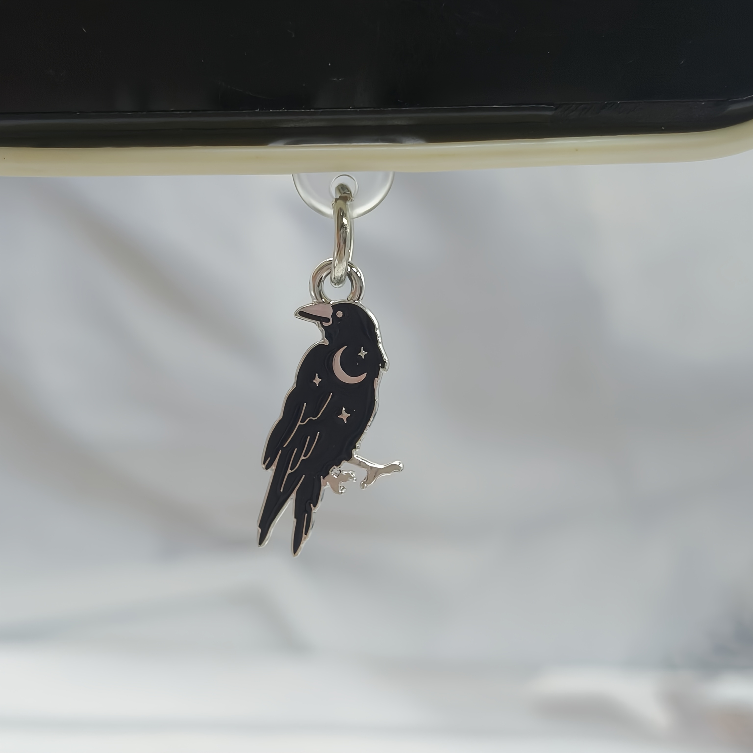 Alloy Wing Black Eagle Phone Charging Port Dust Plug