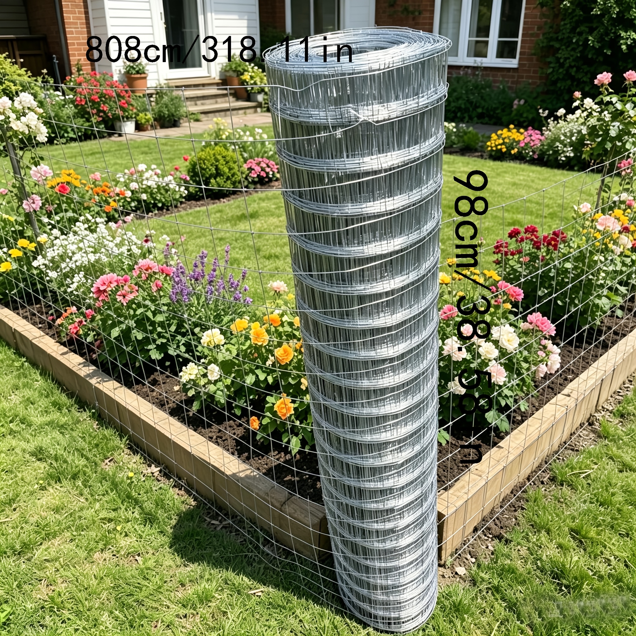 Heavy-Duty Rust-Resistant Galvanized Steel Wire Mesh Fence