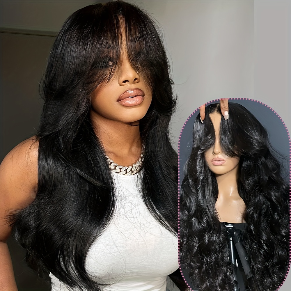 

200% 13*4 Glueless Wig Hd Lace Body Wave Human Hair Wigs For Women 8-34 Inch Glueless Human Hair Wigs Natural Color