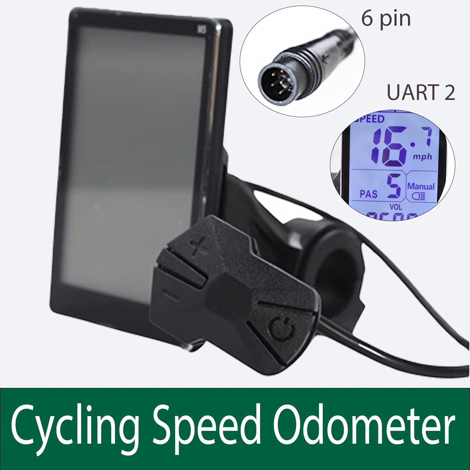 Écran LCD M5 Pour Vélo électrique – Universel 24V/36V/48V/60V, étanche, Fixation 22,2 Ou 31,8 Mm - 4