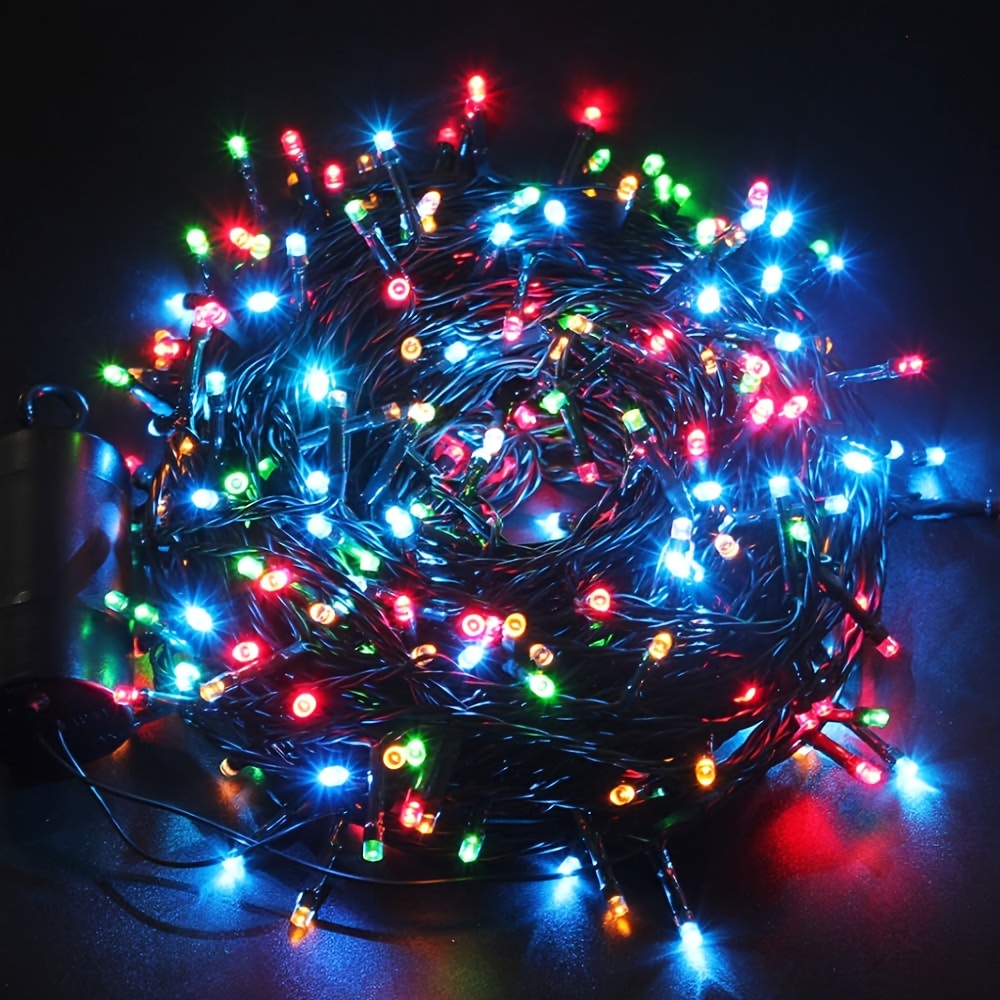 

Solar String Lights 300 Led 95ft 2400ma Extra Long Fairy Light String Dimmable With 8 Lighting With Type C String Lights For Holiday Party Christmas Balcony Decoration