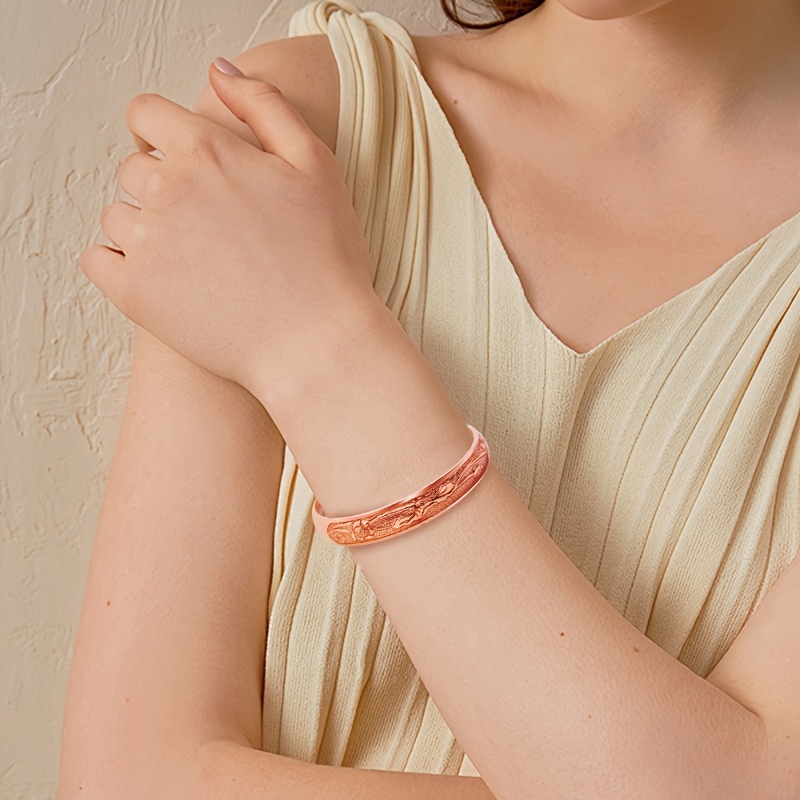 Magnetic Copper Bracelet with Strong Magnet, Ideal Gift