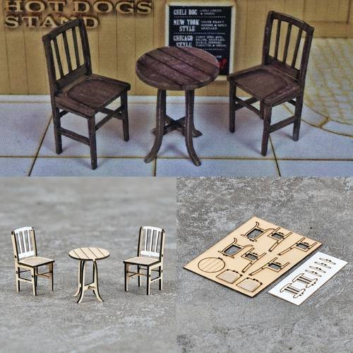 1 32 1 35 scale model kit building material small stool chair round table table tea table coffee table dining table sand table diorama models suits