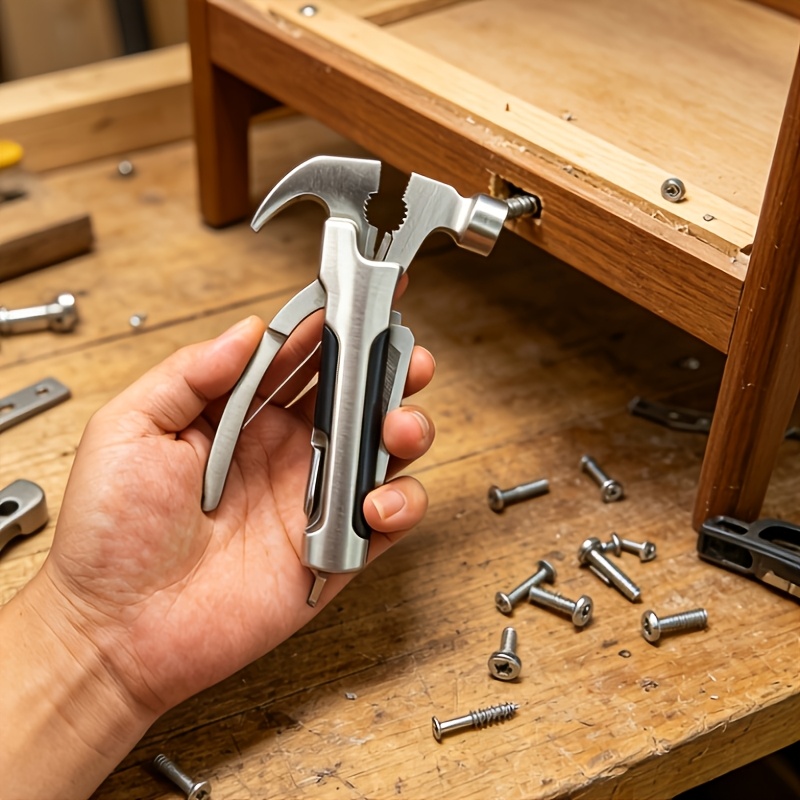 Portable Multifunctional Stainless Steel Tool Hammer
