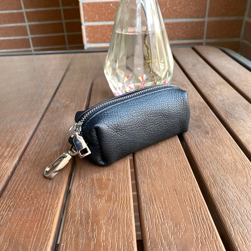 Genuine Leather Men Women Unisex Case, Coin Purse, Home Car Key Organizer
