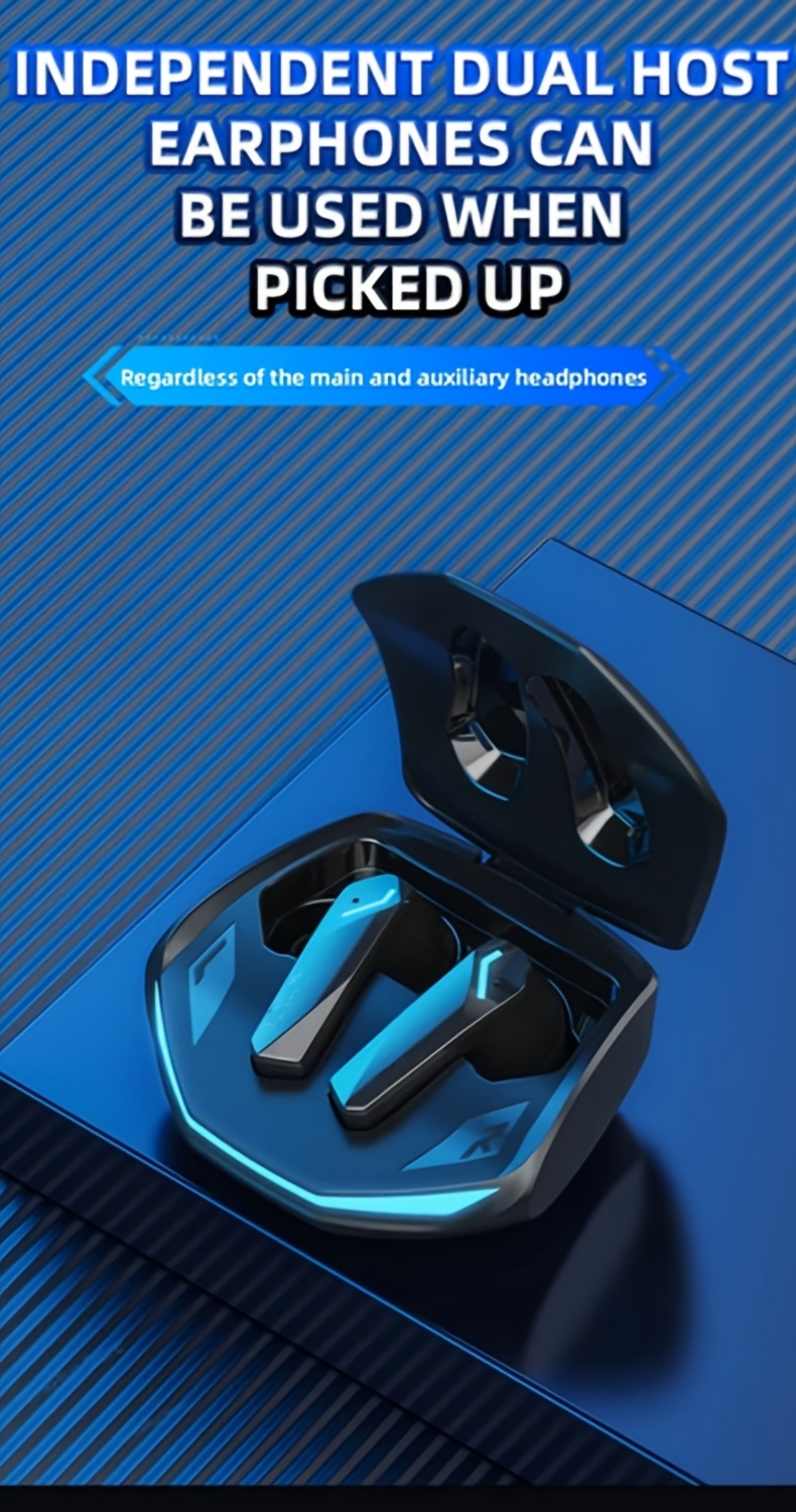 Auriculares Inalámbricos Lenovo GM2 PRO | Diseño Ergonómico, Experiencia de Sonido Inmersiva, Batería de Larga Duración