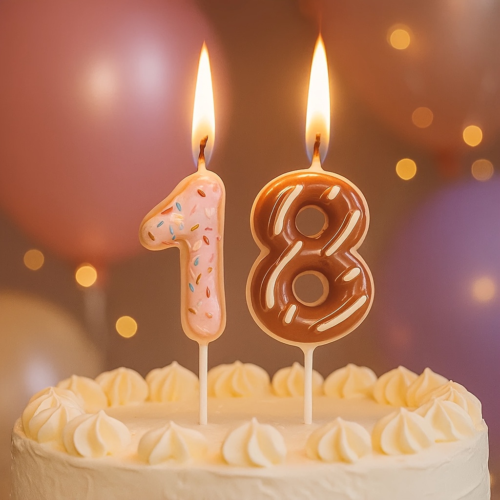 10 di compleanno con , che per torta di compleanno, decorazione per per feste e dessert, decorazione per torta 0-9, per torta, forniture per decorare torte - casa e cucina