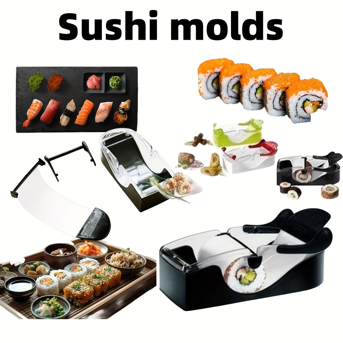 

1pc, Diy Sushi Maker - Make Delicious Sushi Kitchen Tools - Perfect For Back To School And Home Cooking
