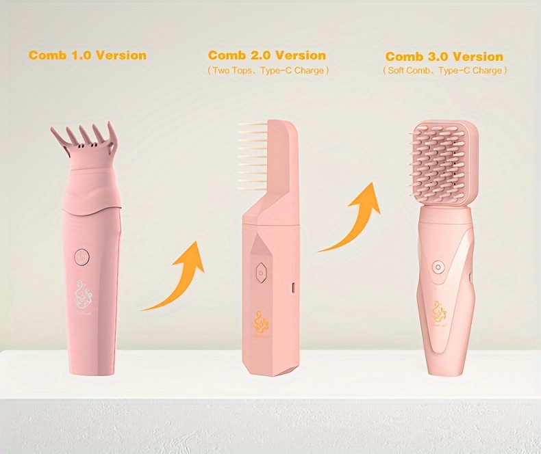 comb hair bakhoor burner usb charge electric oud automatic incense holder     best for gifts Product details 3