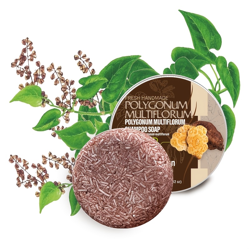 2.12oz, 60g Polygonum Multiflorum Hand Shampoo Soap, Containing Polygonum Multiflorum Extract, Long-lasting Fragrance, Used For