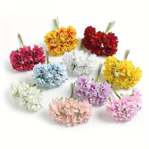 1 3 bunch of artificial carnations 1 3 bunch of 6 18pcs small carnations home decoration thanksgiving gift artificial flowers wedding party