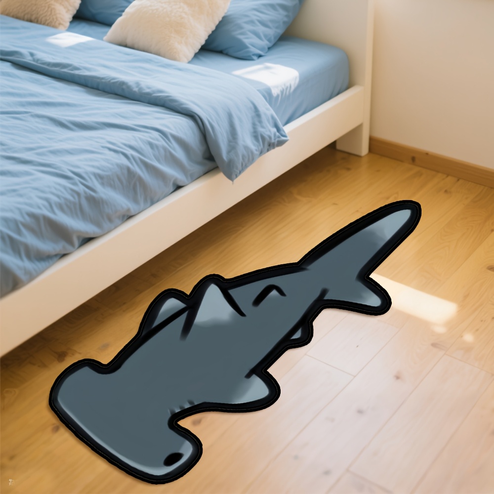 TEMU Tapis d'intérieur à motif de bleue imprimé en 3D, et , style dessin animé et anime, décoration pour salon, tapis de chevet pour chambre, cadeau