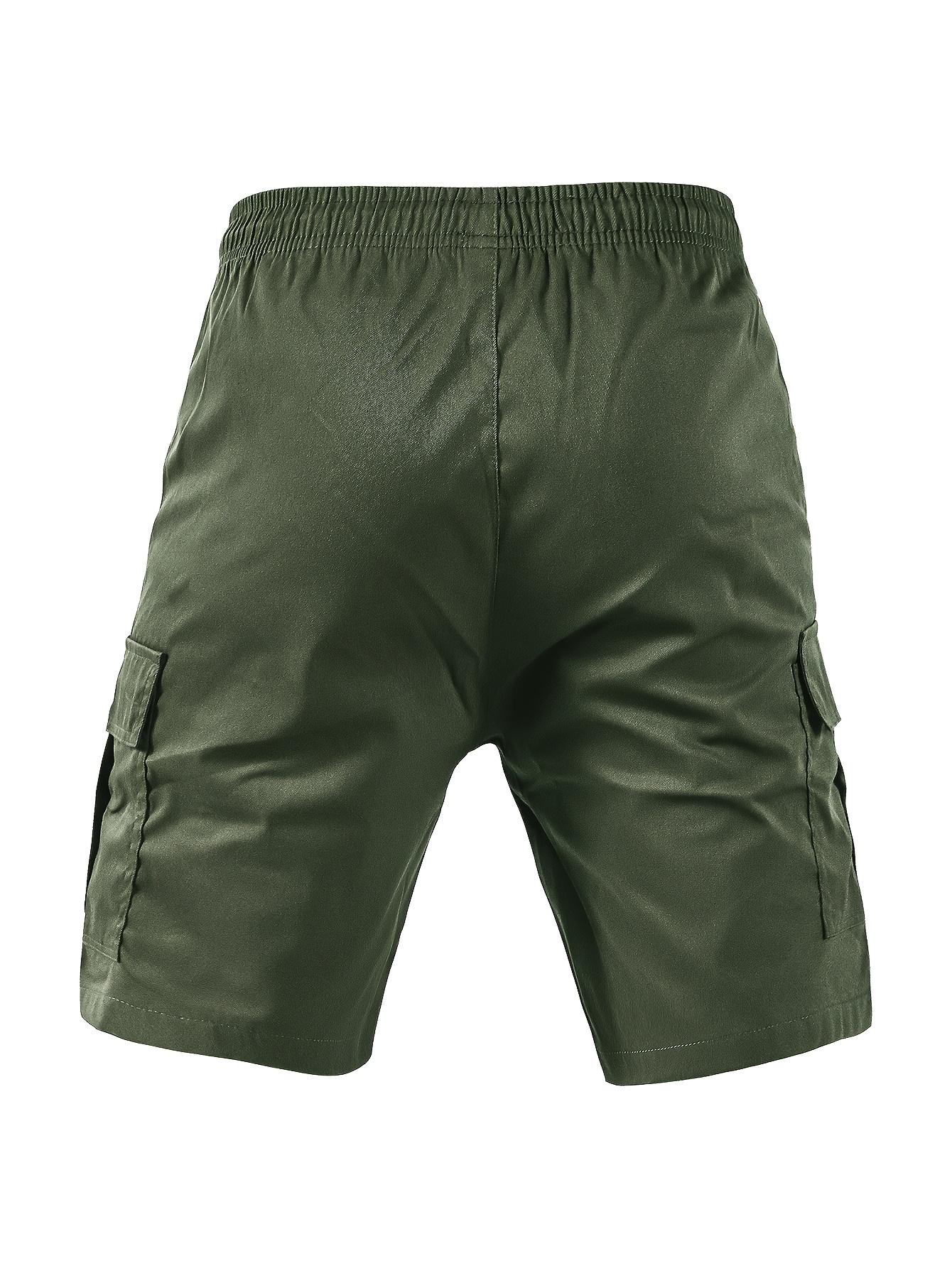 1pc New Fashion Workwear Shorts Men's Summer Thin Straight-Leg Casual Mid-Length Pants