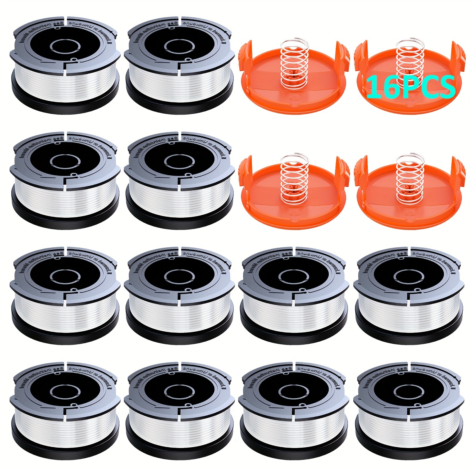 TEMU 16 Pack String Trimmer Line For , (af-)string Trimmer Replacement Spool, 30ft 0.065" String Trimmer Line, Suitable For Trimmer Line