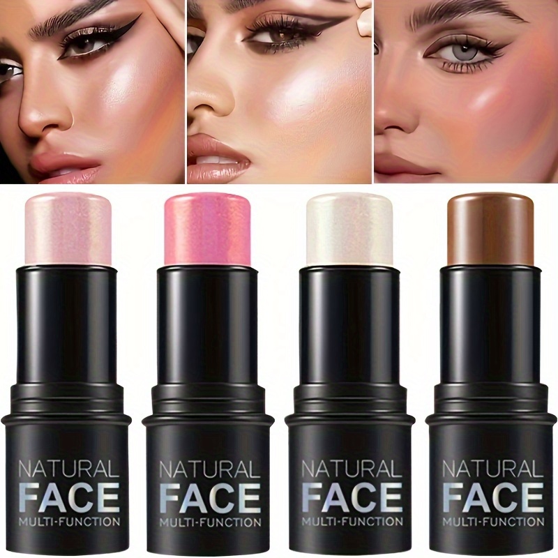 

Natural Face Multi-function Highlight Contour Stick, Concealer & Blush Stick, Face Illuminator, Assorted Shades