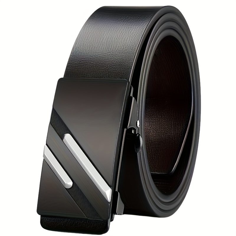 Image of Men's Belt Men 2025 New Style Men's Toothless Inner Wear Automatic Belt Business And Leisure No Leakage Tail
