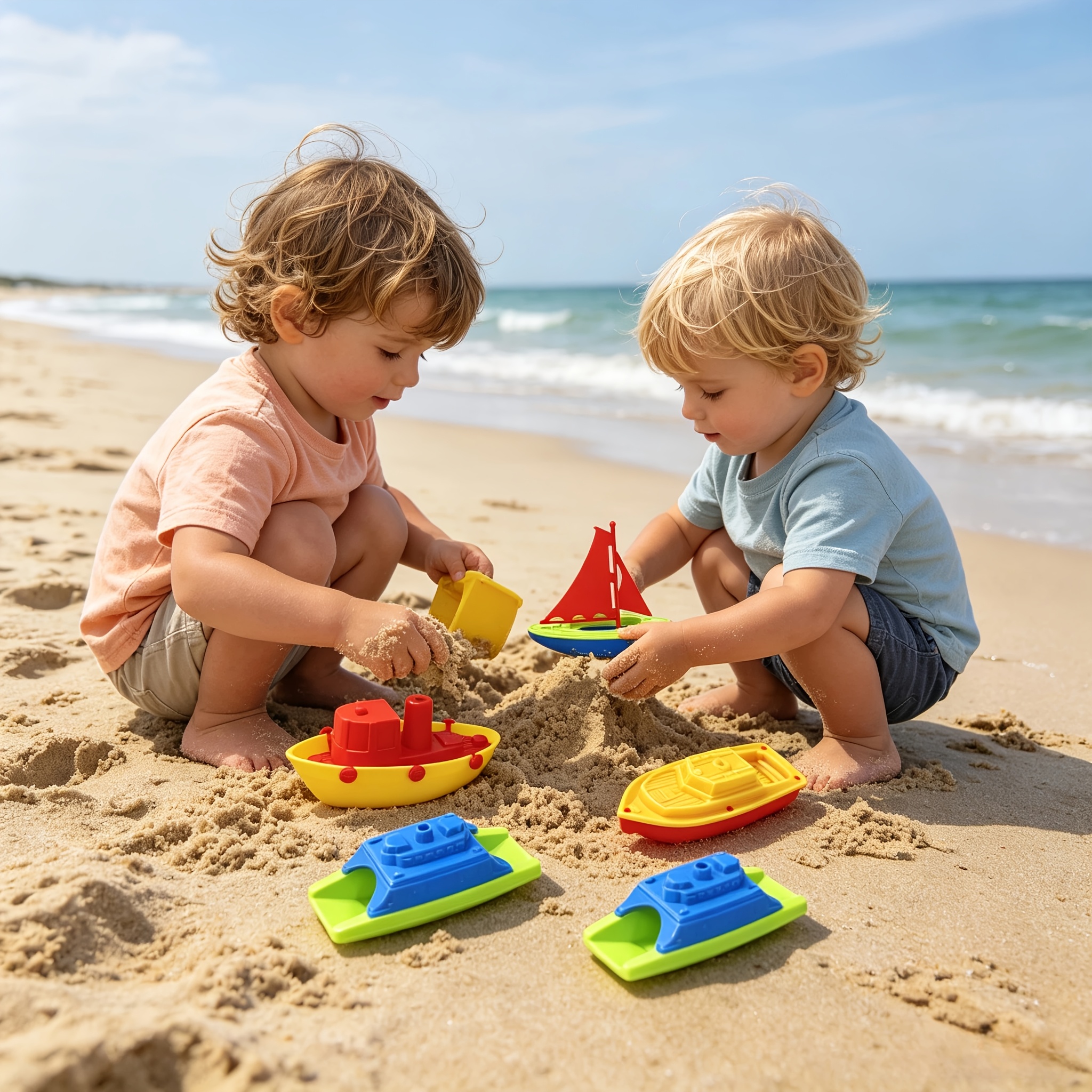 Fishing Boat Shaped Toy for Water Play