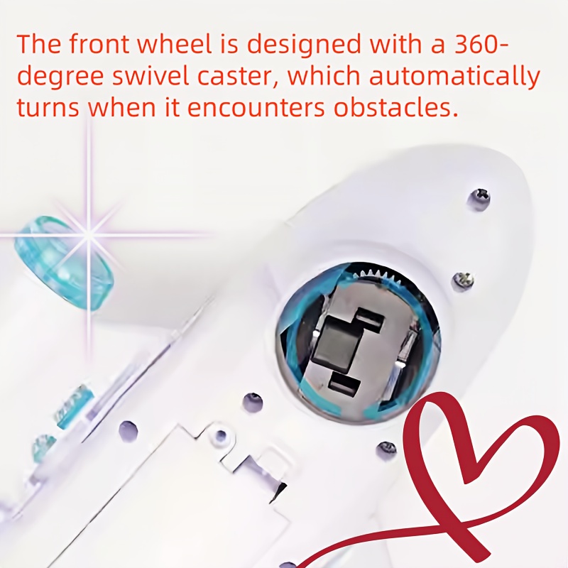 Interactive LED Light And Sound Electric Airplane Toy, Fun Toy for Children Over 3 Years Old, White - Perfect As A Christmas/Halloween/Holiday Gift for Kids!