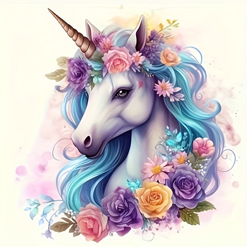 

Diy 5d Unicorn Kit - Art Set And , For