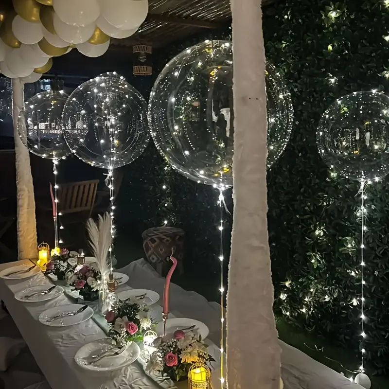 Aszaui Lot de 4 supports de ballons, réutilisables, pour décoration de fête, anniversaire, fête, mariage, célébration Aszaui Lot de 4 supports de ballons, réutilisables, pour décoration de fête, anniversaire, fête, mariage, célébration