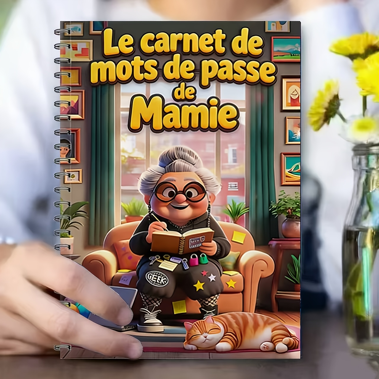TEMU Carnet de de passe français - de de passe bilingue avec nom/utilisateur/ de passe, carnet de notes de français et , gardien de de 'account en
