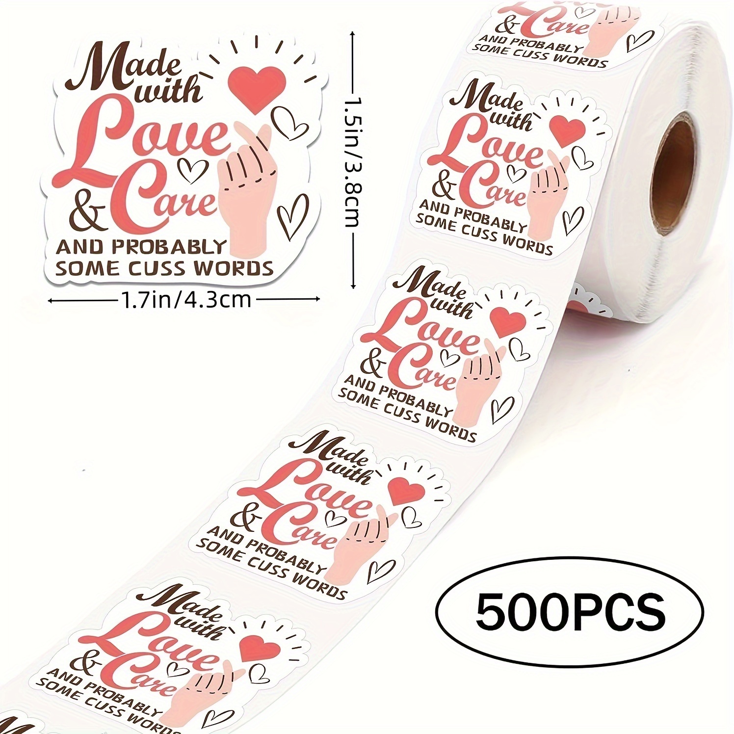 

Make Small Business Stickers With , Cute Design Thank You Stickers, Online Retailer Mail Envelope Packaging Stickers Label Small Business Shipping Stickers, 500 Sheets