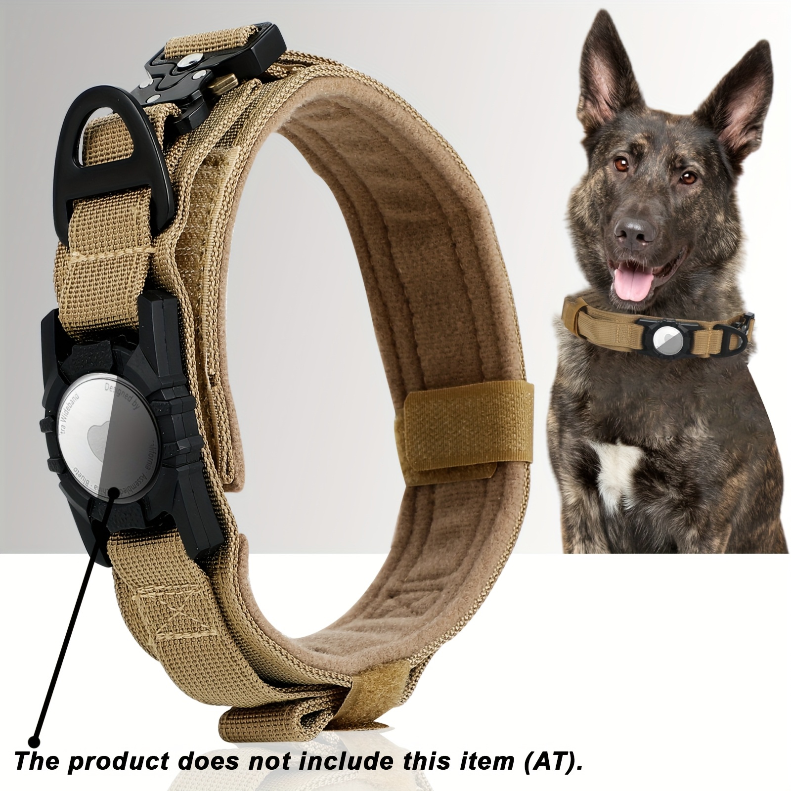Dog Collar Inch Tactical With Handle For Medium And Large Dogs