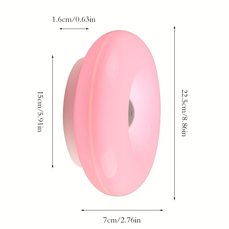 Donut Touch Lamp with 3-Color Dimmable Table Light