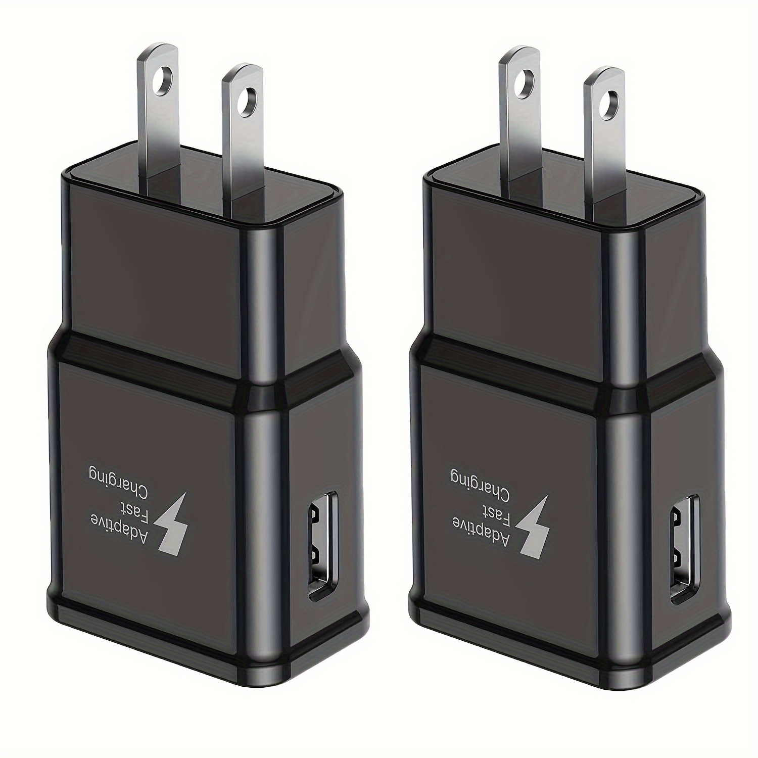 

2pcs Adaptive Usb Wall Charger Adapters For Samsung Galaxy S22 S21 S20 S10 S6 S7 S8 S9/ Edge/plus/active, Note 5 8, Note 9, Note 10, Note 20, Z Fold 4/ Android Phone