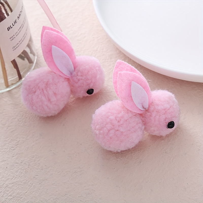 6pcs plush rabbit doll rabbit ornament mini rabbit plush doll cute plush rabbit plush bunny figurine plush rabbit toy realistic mini rabbit accessories