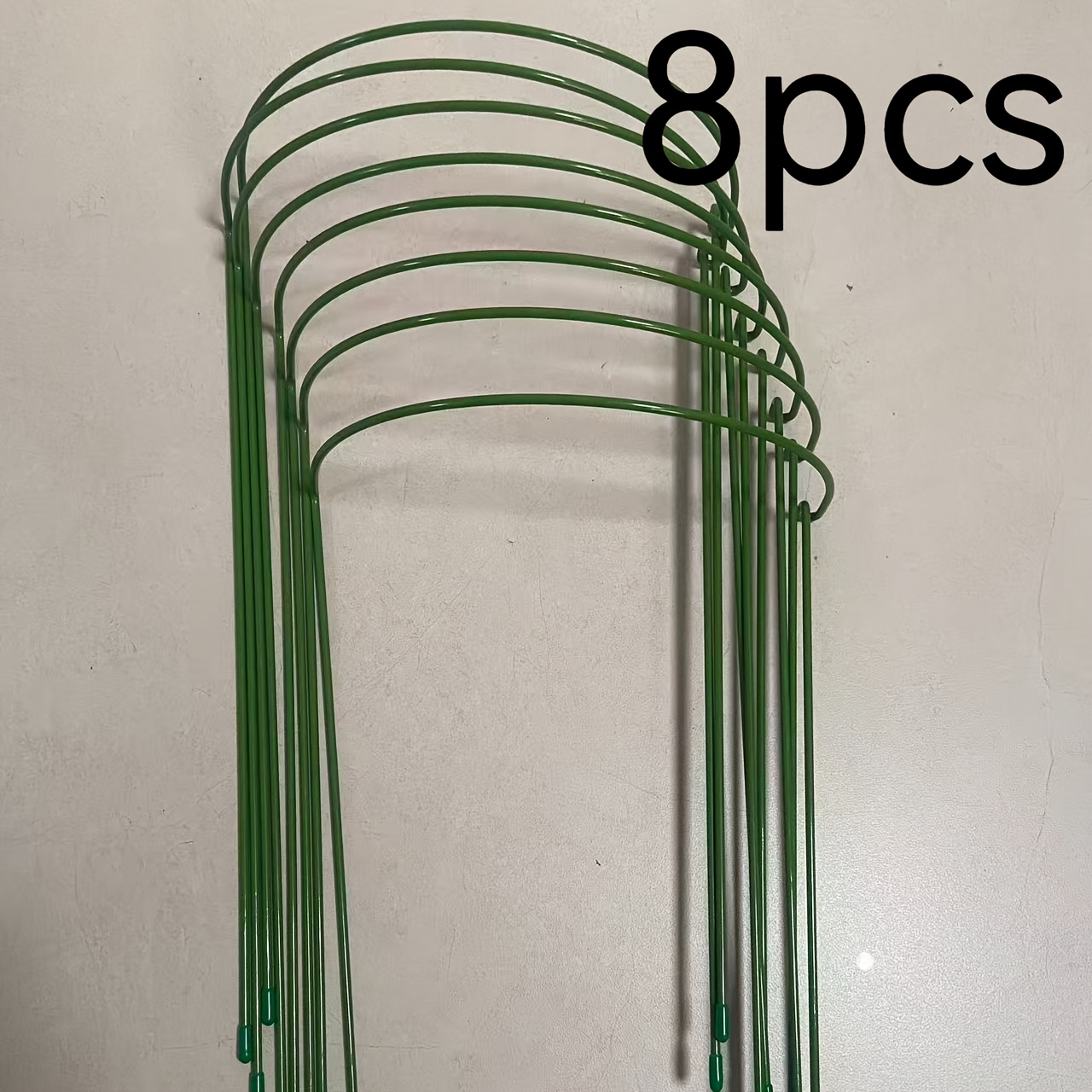 2/4/6/8pcs Plant Support Stakes, Garden Plant Support Stand, Flower Stand, Suitable For Plate Landscape Support Shape, Flower Bed Edge