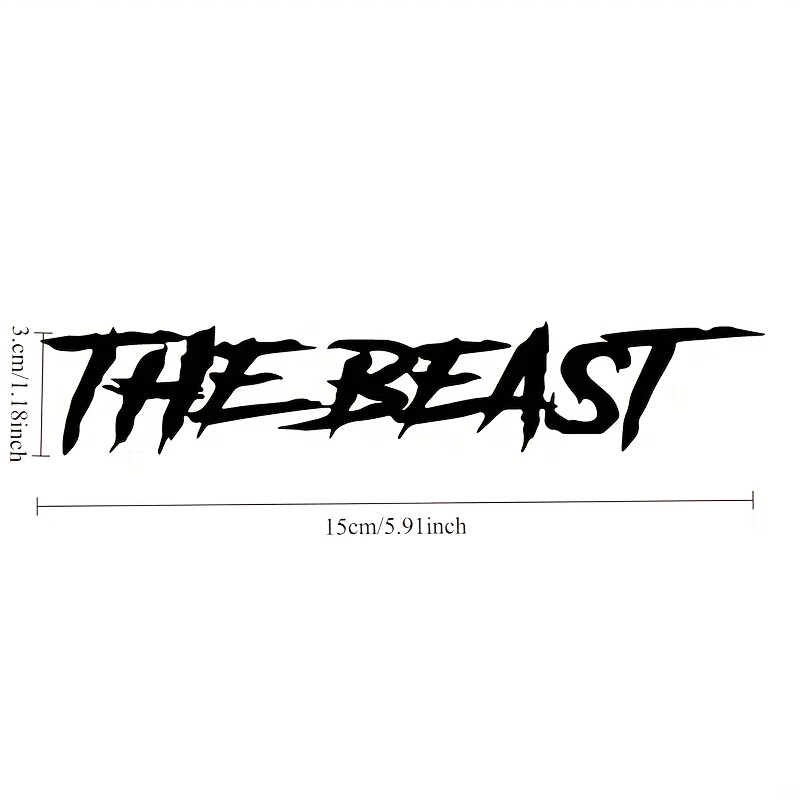 The Vinyl Reflective Car Sticker - Handwritten Style, Suitable For Vehicles, Trucks, Laptops, Etc. Durable And Weatherproof Car Decoration, Automotive Vinyl Stickers, Motorcycle Stickers