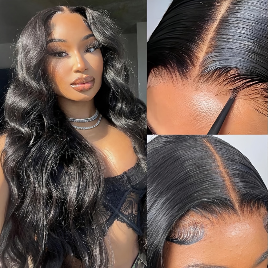 high quality body wave wig human hair 13 6 - Temu Kuwait