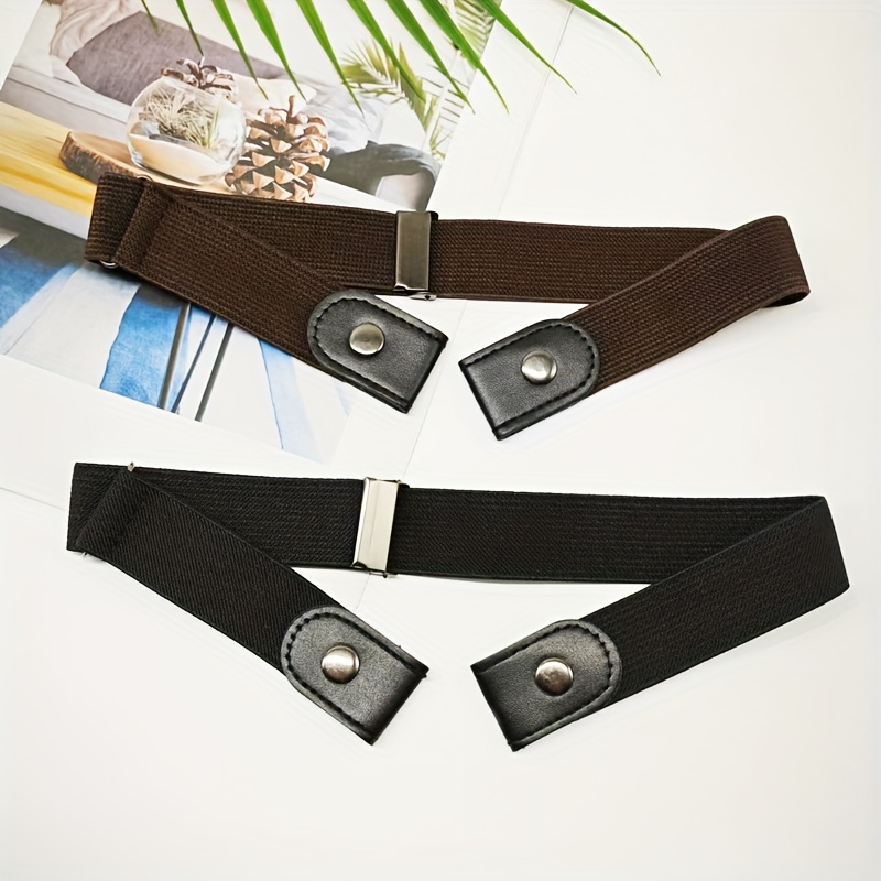 

2pcs Ceintures Ajustables Extensibles Hommes - , Ceintures Élastiques & Décontractée,