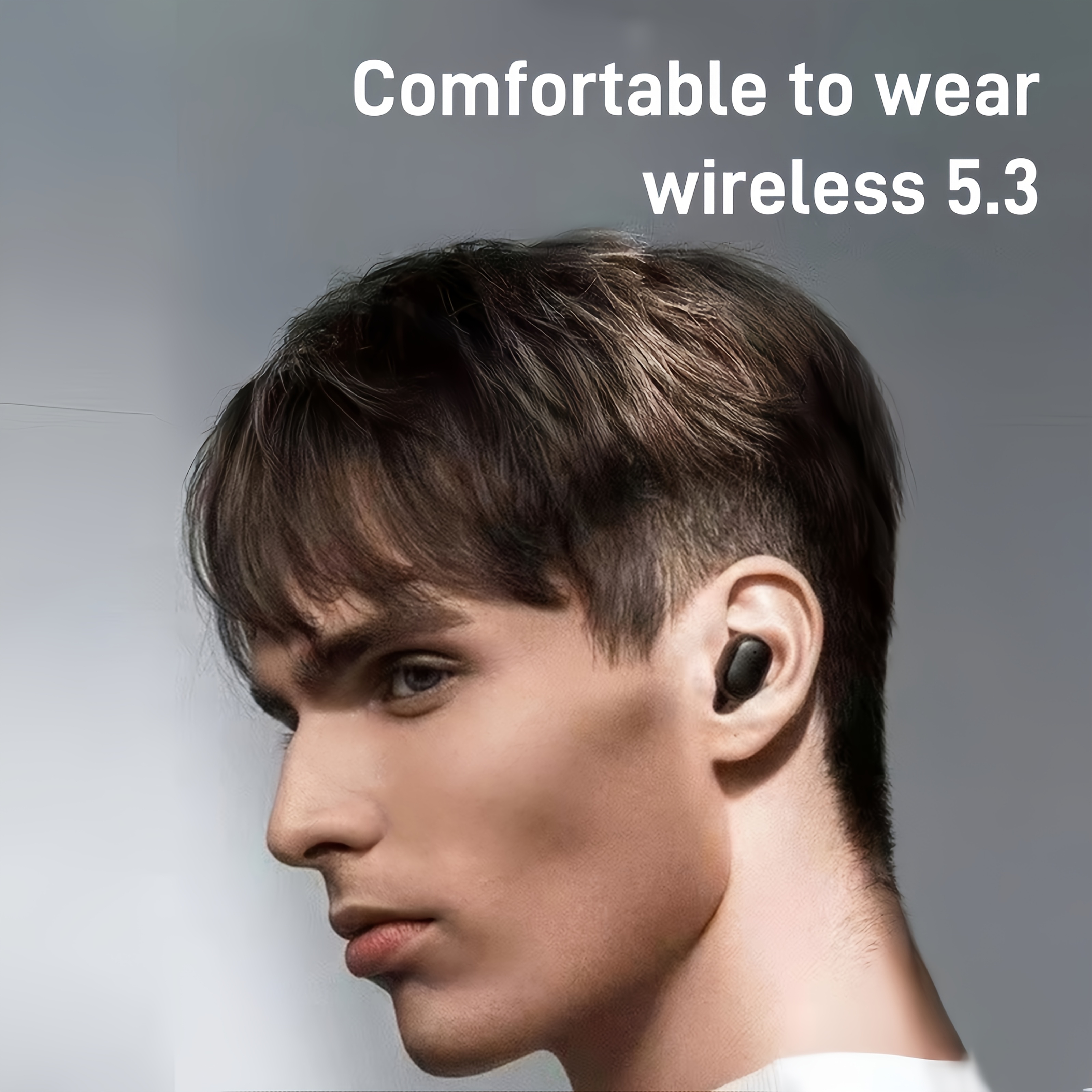 BRIAME TWS True Wireless Earphones - In-Ear Dual-Ear, High-Quality Sound, Noise-Canceling, Long Battery Life - Ideal for Music & Fitness - Portable for Outdoor Activities, Multiple Colors Available, Touch-Controlled with Microphone, Portable Headphones|Ergonomic Design|Durable Headphones