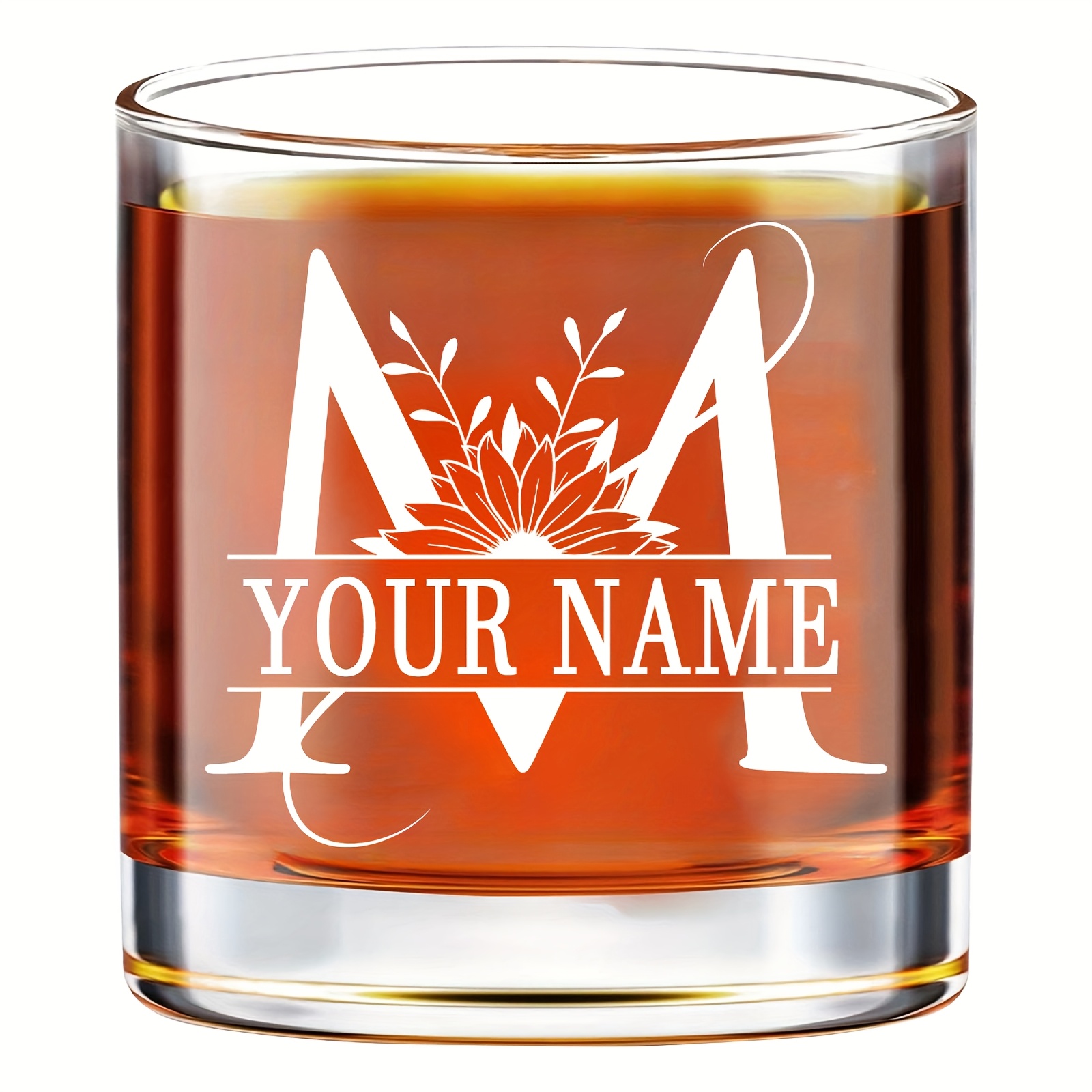 E-shop Personalisierte Whiskeygläser, 330 ml (11 Ounce), mit individuellen Initialen. Ein humorvolles Geschenk für Männer, Freunde, Väter und Kollegen.