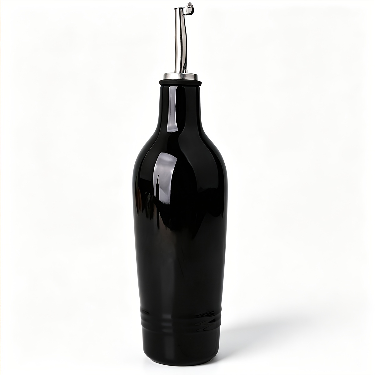 Image of Ceramic Oil And Vinegar Dispenser Set With Spout, Olive Oil Dispenser Bottle For Kitchen With 14oz, Olive Oil Bottle, Cooking Oil Container, Vinegar Container, Kitchen Decor And Accessories