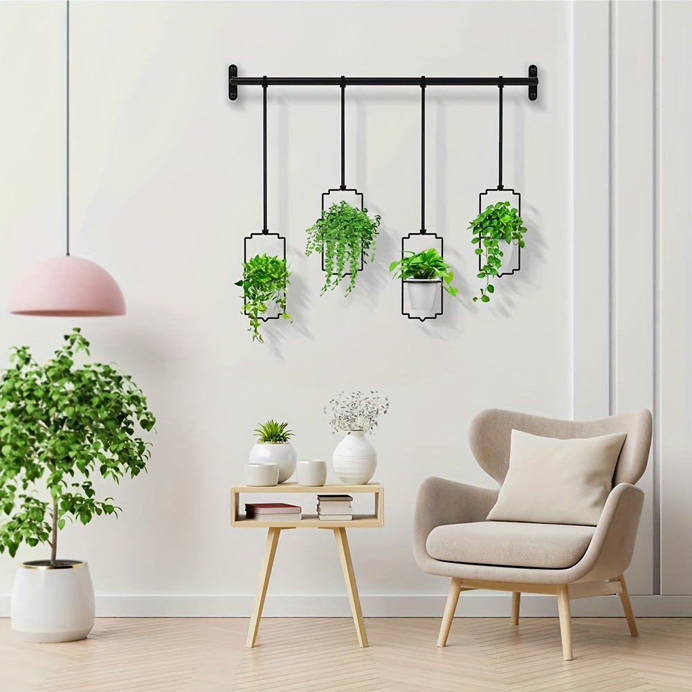 4pcs adjustable hanging planters window indoor herb garde - Temu
