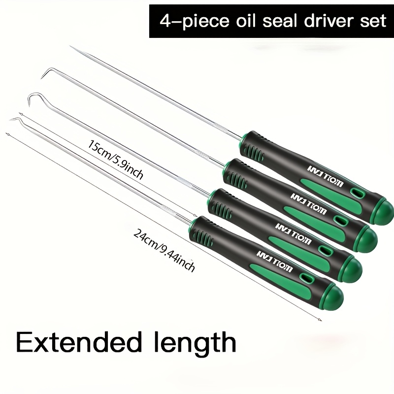 TEMU Oil Seal Hook Remover Oil Seal Replacement Special Tool O-ring Tool Oil Seal Hook High Hardness, Without Battery