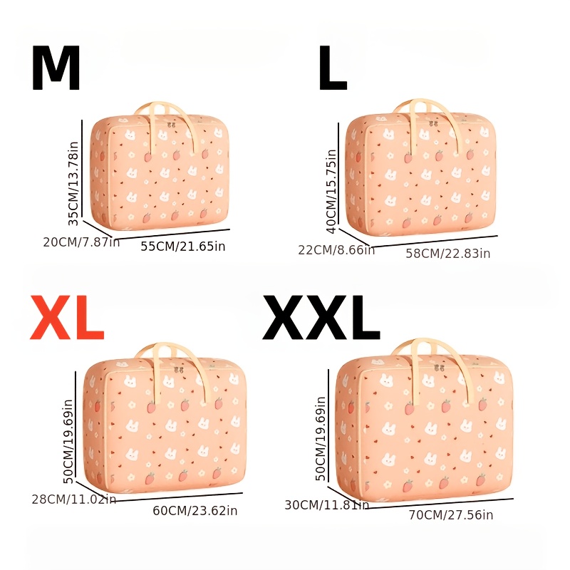 Extra-Large Extra-Thick Storage Bag with Reinforced Handles